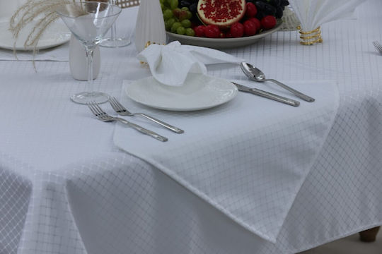 Liolios Home Tablecloth Set Ivory 160x220cm