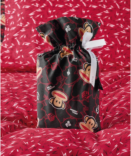 Kentia Sheet Set Semi-double Cotton Red-black 190x270cm 3pcs