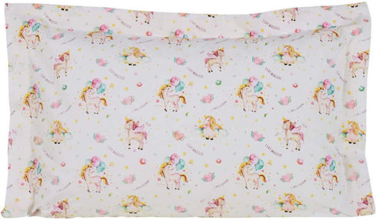 Das Home Σετ Σεντόνια Μονά Βαμβακερά Stay Magical Mint - Pink - White 170x240cm 3τμχ