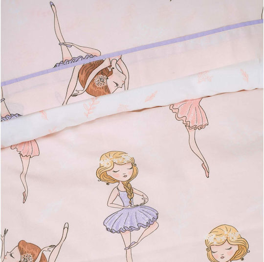 Das Home Σετ Μονά Ballet Love Lilac - Pink 170x240cm