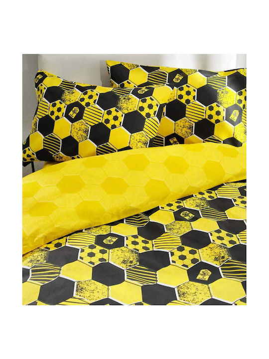 Vesta Home Kids Sheets Set Cotton Aris Yellow 170x260cm