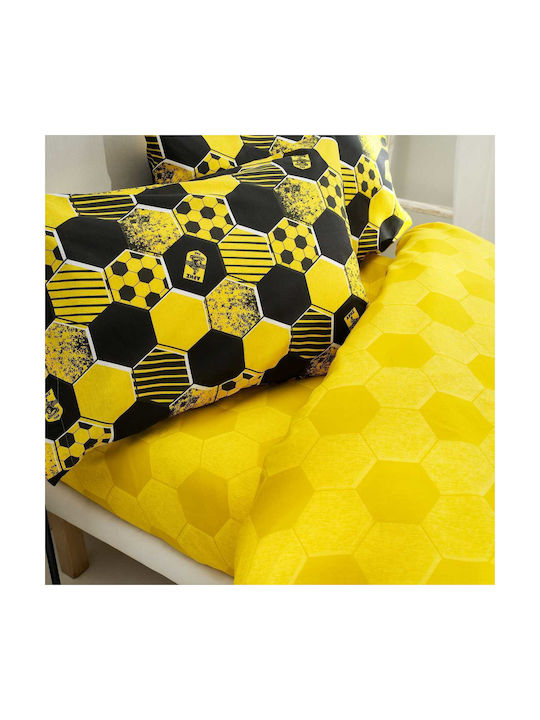 Vesta Home Kids Sheets Set Cotton Aris Yellow 170x260cm