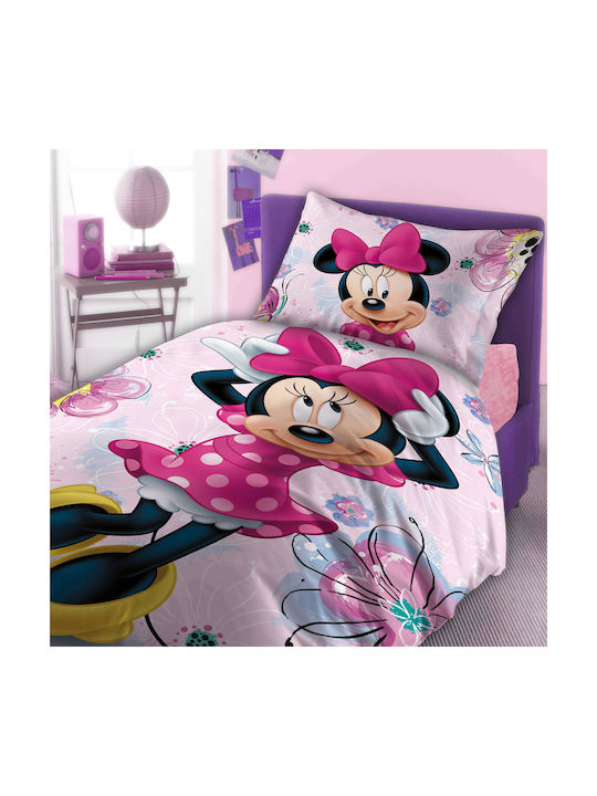Dimcol Single Set Home Minnie 853 Pink 160x240cm