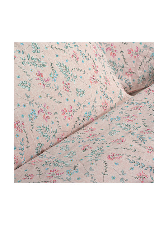 Lino Home Сет Единично Primo Розово 170x260см