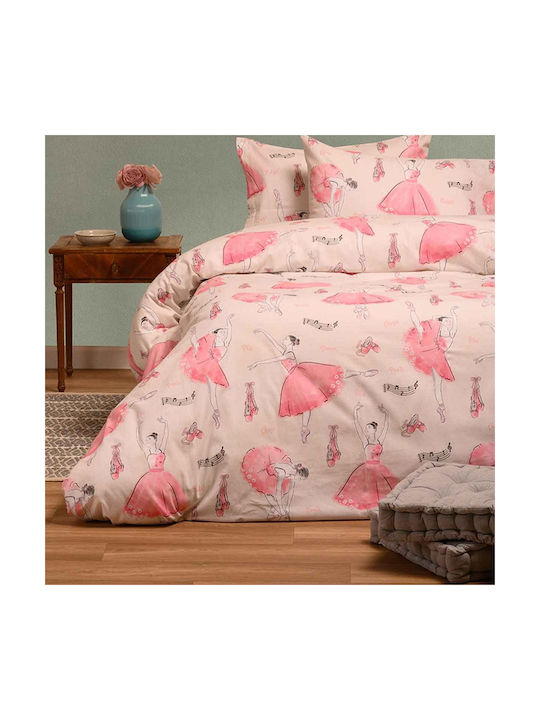 Melinen Σετ Σεντόνια Μονά Βαμβακερά Ecru 170x260cm 3τμχ