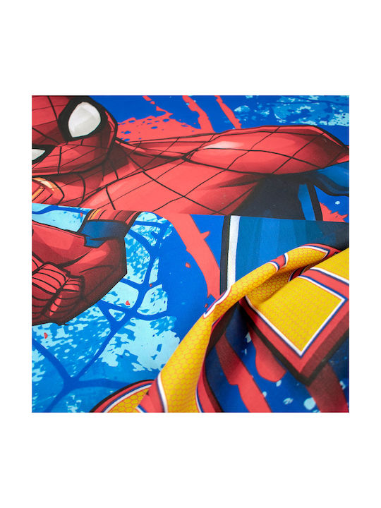 Dimcol Sheet Set Single Cotton Spider-Man 714 Electric Blue 160x240cm 4pcs