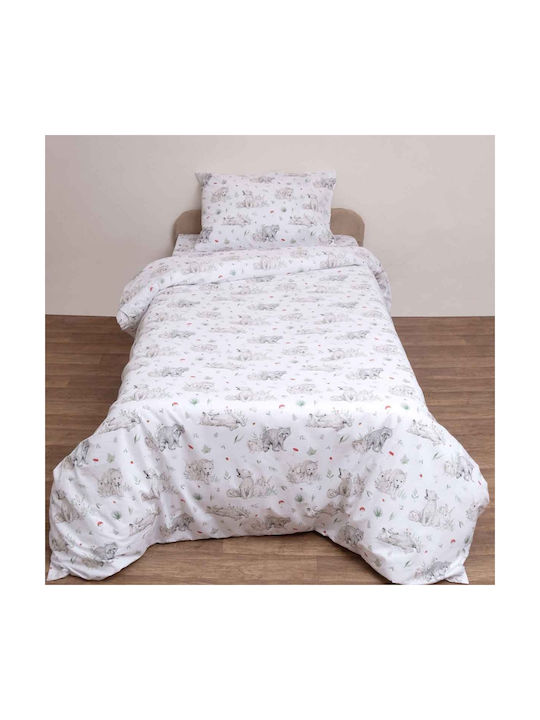 Viopros Σετ Ημίδιπλα Λευκό 180x275cm Viopros Σετ Ημίδιπλα Λευκό 180x275cm