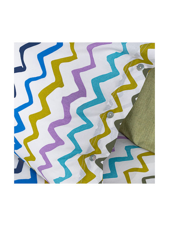 Guy Laroche Sheet Set Single Cotton Multi 160x250cm 1110030224016 3pcs