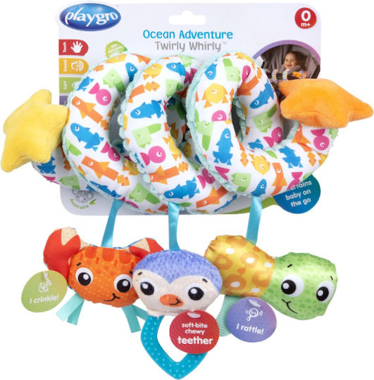 Playgro Окачен Играчка За люлка и количка Twirly Whirly за 0++ Месеца