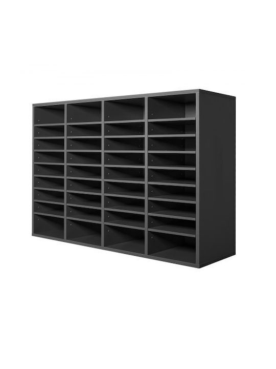 Grey Bookcase 99.7x30.5x68cm