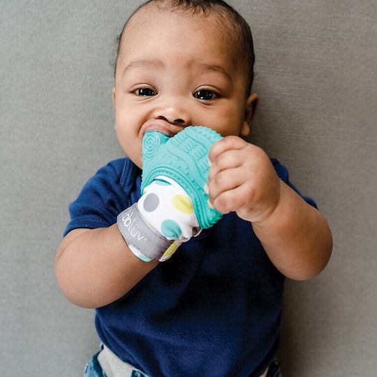 Bbluv Teething Glove made of Silicone for 3 m+ Lime