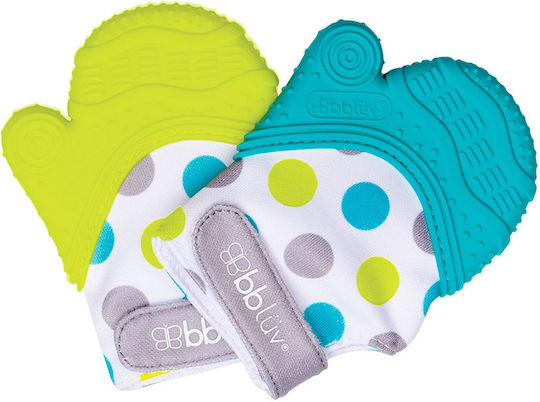 Bbluv Teething Glove made of Silicone for 3 m+ Lime