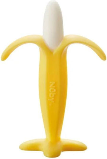 Nuby Banana Teething Ring from Silicone for 3 m+