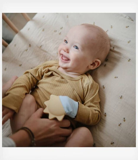 Mushie Rainbow Silicone Teething Glove for 3 m+ Rainbow