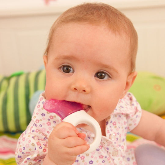 Mam Teething Ring with Water made of Silicone for 2 m+ Yellow