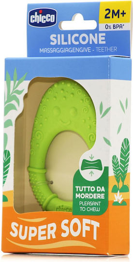 Chicco Teething Ring BPA Free made of Silicone for 2 m+