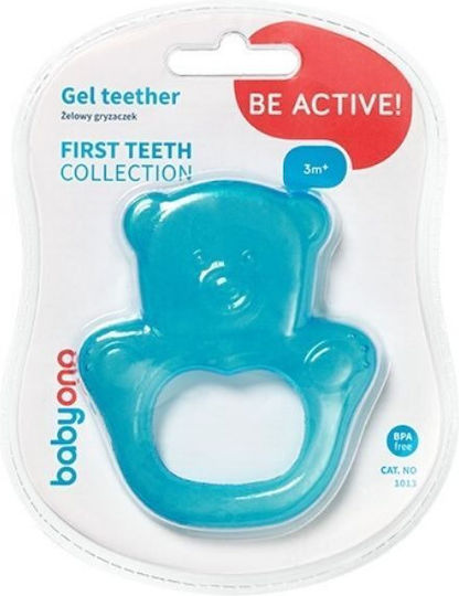 Babyono Bärchen Beißring für das Zahnen mit Gel aus Silikon für 3 m+