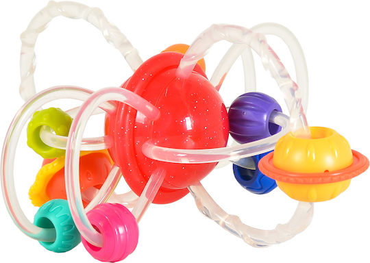 Hola Toys Teething Rattle from Silicone for 6 Months+