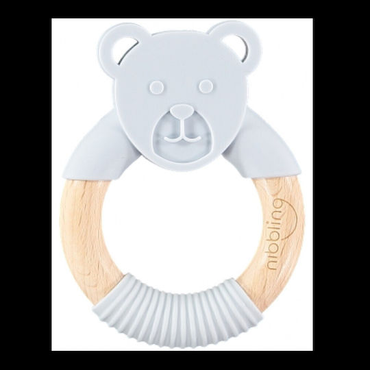 Nibbling Bear Μασητικός Κρίκος Οδοντοφυΐας από Σιλικόνη για 3 m+