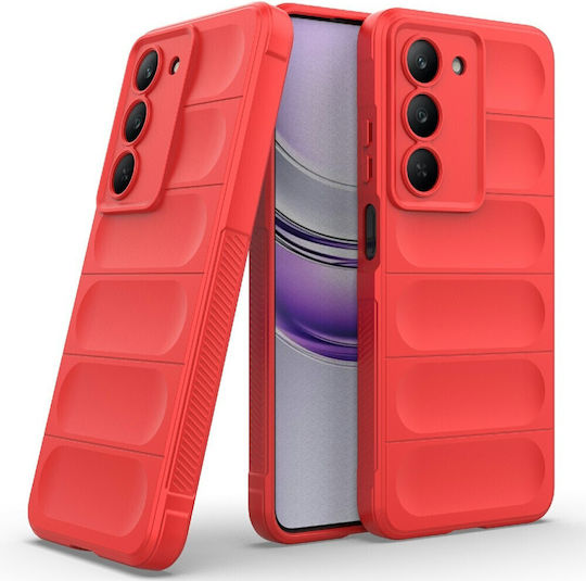 Mad Mask Back Cover Πλαστικό / Σιλικόνης Κόκκινο (Realme 14x 5G)