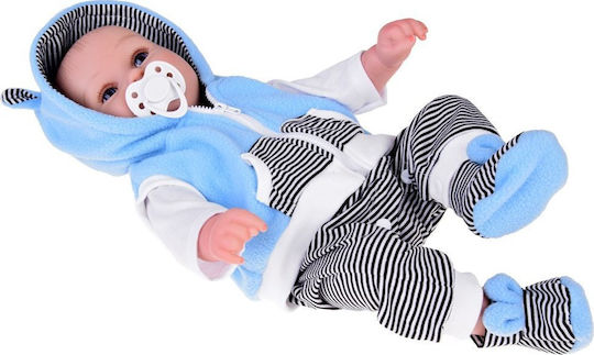 Realistic Doll Boy 50cm Adorable Baby Babbles Laughs Za5357