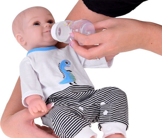 Realistic Doll Boy 50cm Adorable Baby Babbles Laughs Za5357