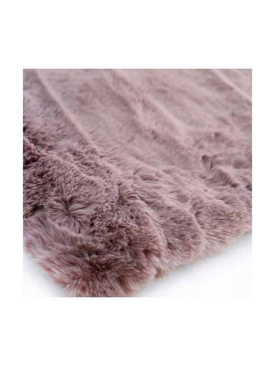 Polcarpet Rabbit Pink 180 Pelzige Pink
