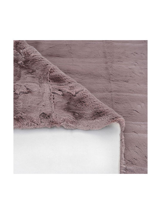 Polcarpet Rabbit Pink 180 Χαλί Ορθογώνιο Γούνινο Pink 180x250cm