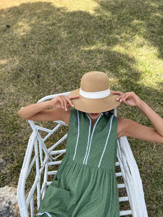 Sommer Maxi Kleid Khaki