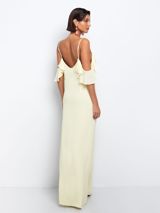 Summer Maxi Dress for Wedding / Christening Yellow