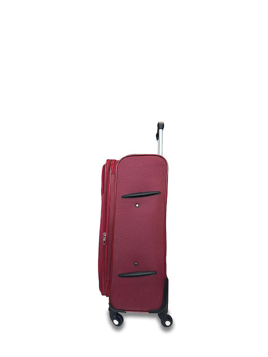Medium Suitcase Nylon Skiathos Red