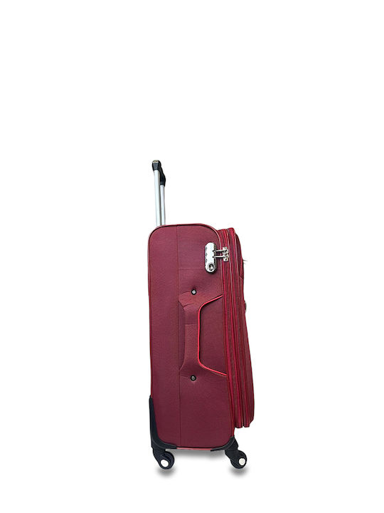 Medium Suitcase Nylon Skiathos Red