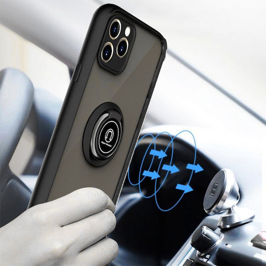 Techsuit Glinth Back Cover Metallic Black (Oppo A5 Pro)
