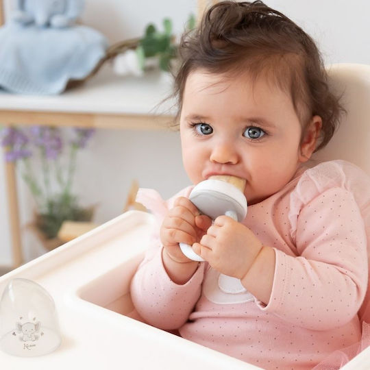 Kiokids Feeder Gray Little Elephant Made of Silicone for 6+ Months