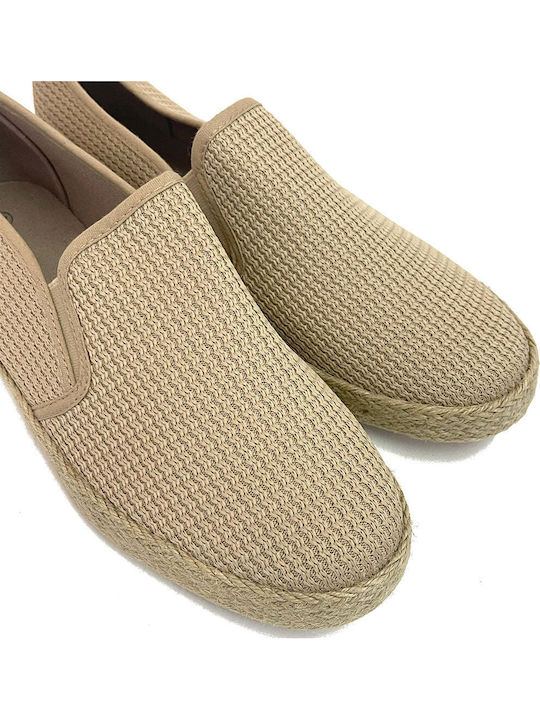 Πάνινα Ανδρικά Slip-On Μπεζ