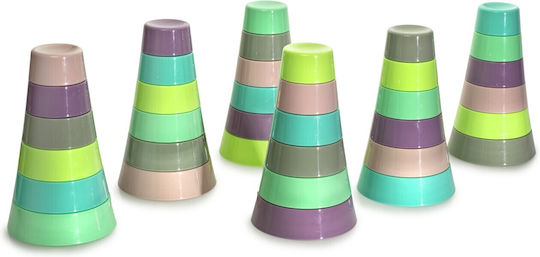 Melii Plastic Baby Container 6pcs Multicolour