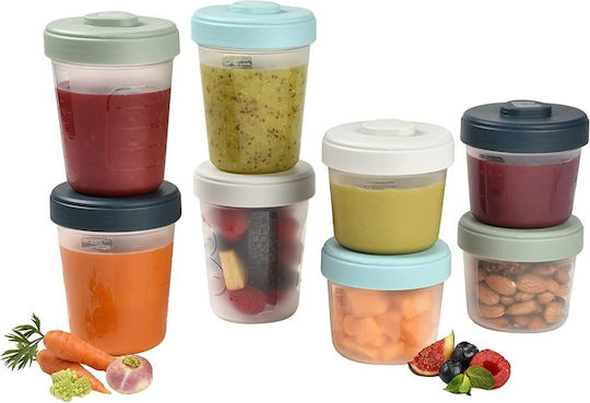 Beaba Container Mehrfarbig 8Stück