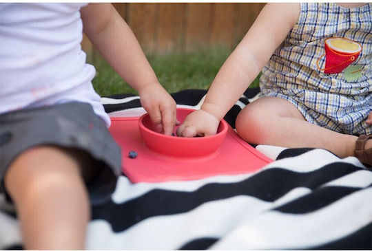 Ezpz Silicone Baby Tray Happy Bowl for 24+ months Pink