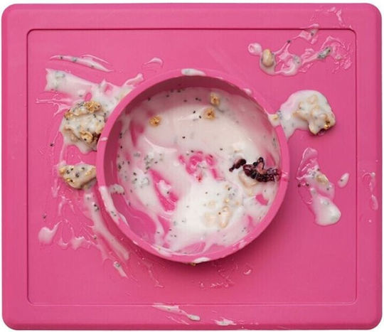 Ezpz Silicone Baby Tray Happy Bowl for 24+ months Pink