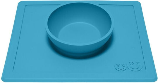 Ezpz Silicone Baby Tray Happy Bowl for 24+ months Blue