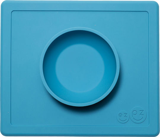 Ezpz Silicone Baby Tray Happy Bowl for 24+ months Blue