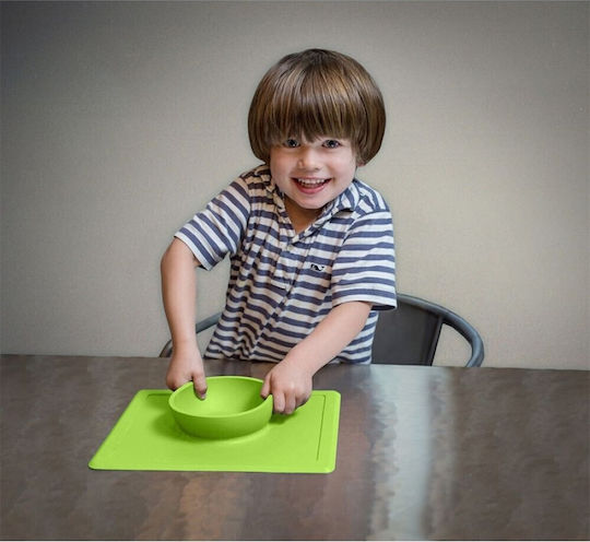 Ezpz Silicone Baby Tray Happy Bowl for 24+ months Blue