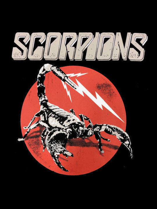 Scorpions Unisex T-shirt Βαμβακερό Μαύρο