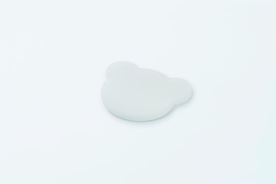 Bento Βox Lid White Bear Made of Silicone