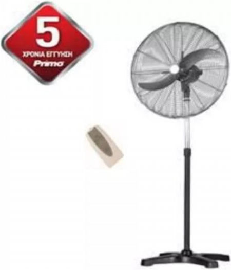 Primo PRSF-80523 Commercial Stand Fan with Remote Control 240W 75cm with Remote Control 800523