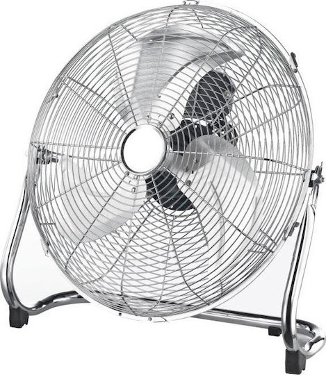 Mistral Plus Ανεμιστήρας Δαπέδου 100W Διαμέτρου 35cm Ασημί