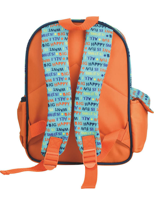 Gim Backpack School Bag Backpack Kindergarten Multicolour with Water Bottle Holder 12Liters