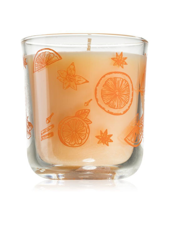 Lumânare de Lux Santini Portocaliu Măr Copt 200g