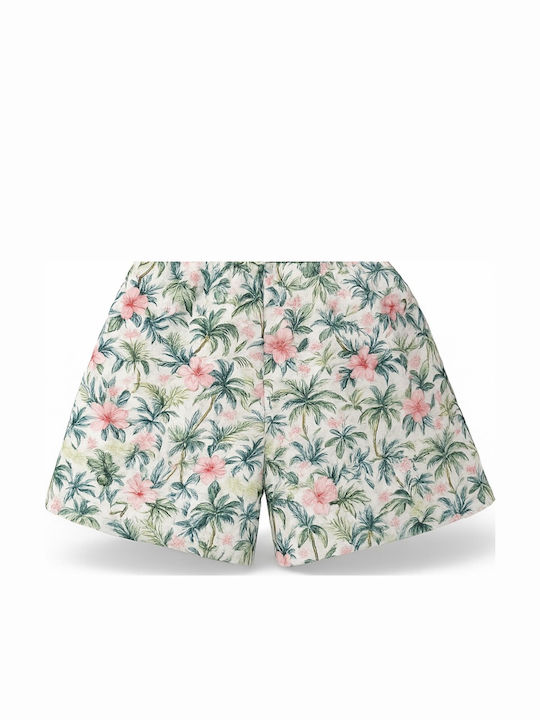 Kinderstoff-Overall-Shorts/Bermudas Grün