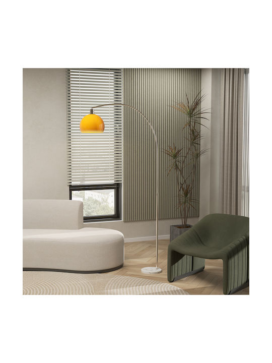 HomCom Stehleuchte H180xB90cm. mit Fassung für Lampe E27 Weiß